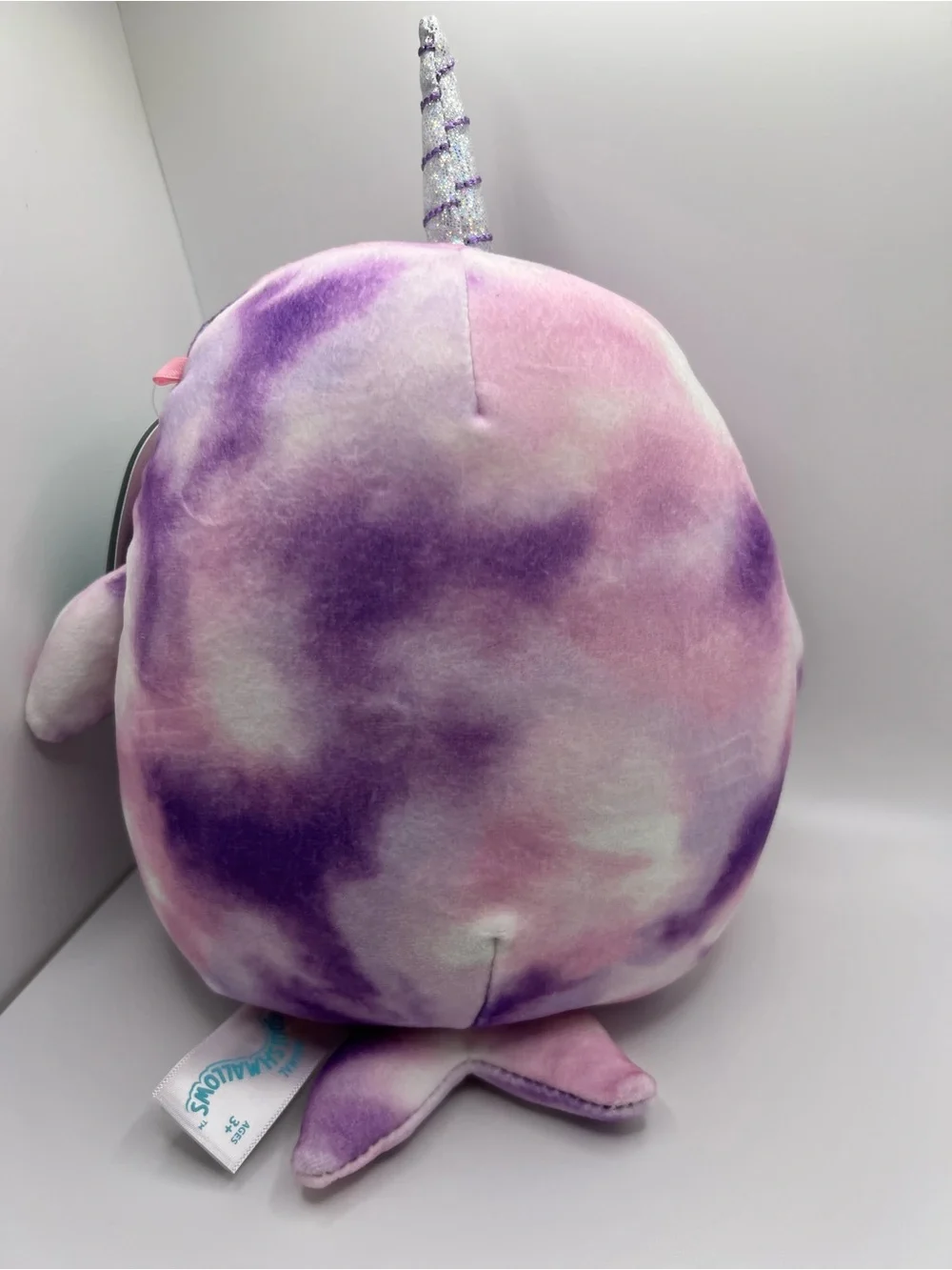 Squishmallow Kellytoy New 5” Nabila Purple Narwhal NWT